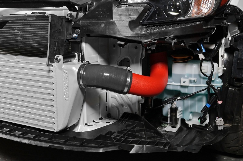 Subaru WRX Front Mount Intercooler - Perrin Performance - Red Tubes & Silver Core - `22-`25